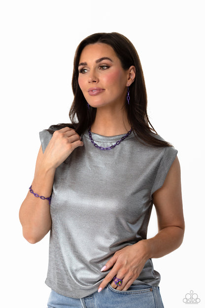 Exuberant Encore - purple - Paparazzi necklace