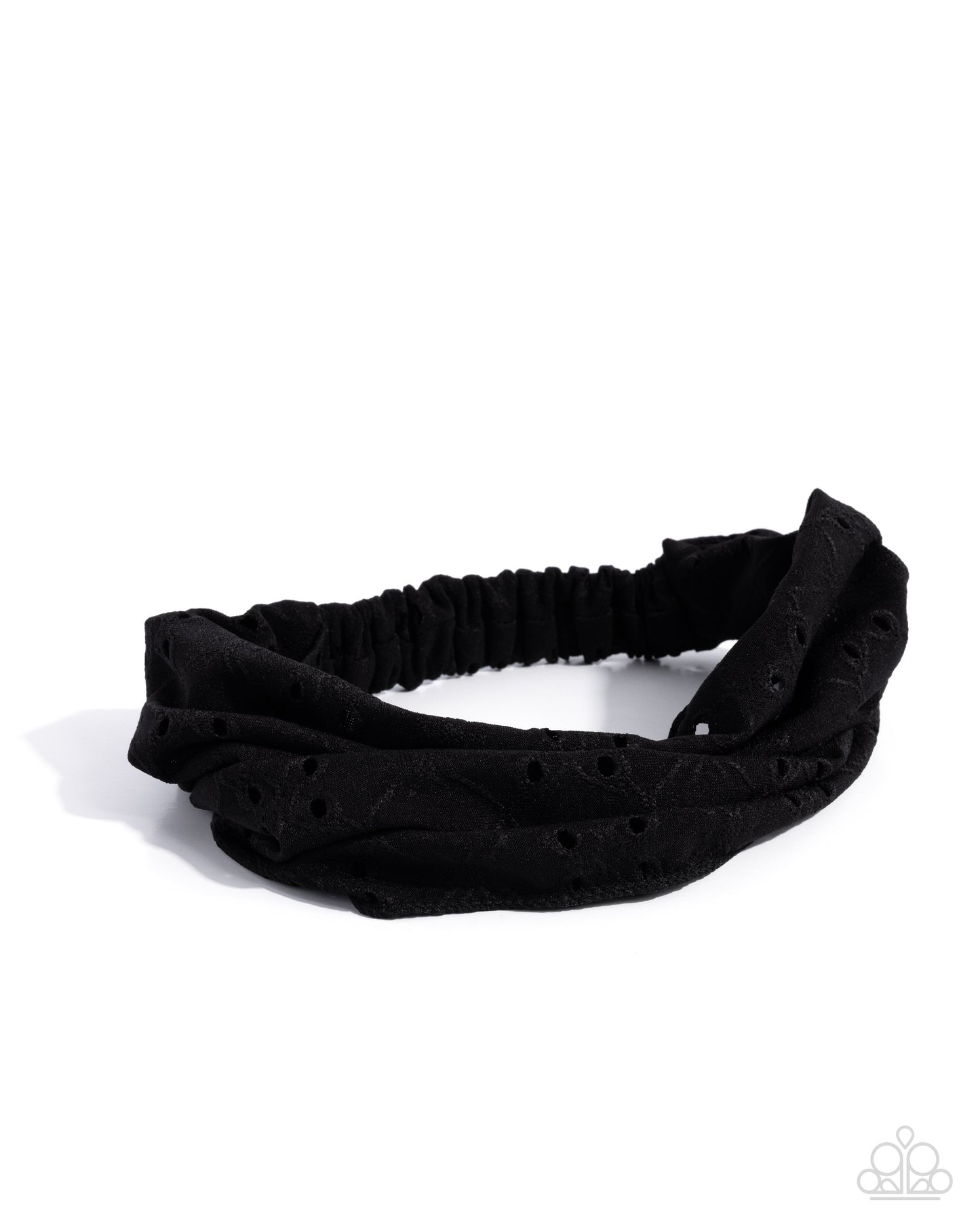 Eyelet Elegance - black - Paparazzi headband