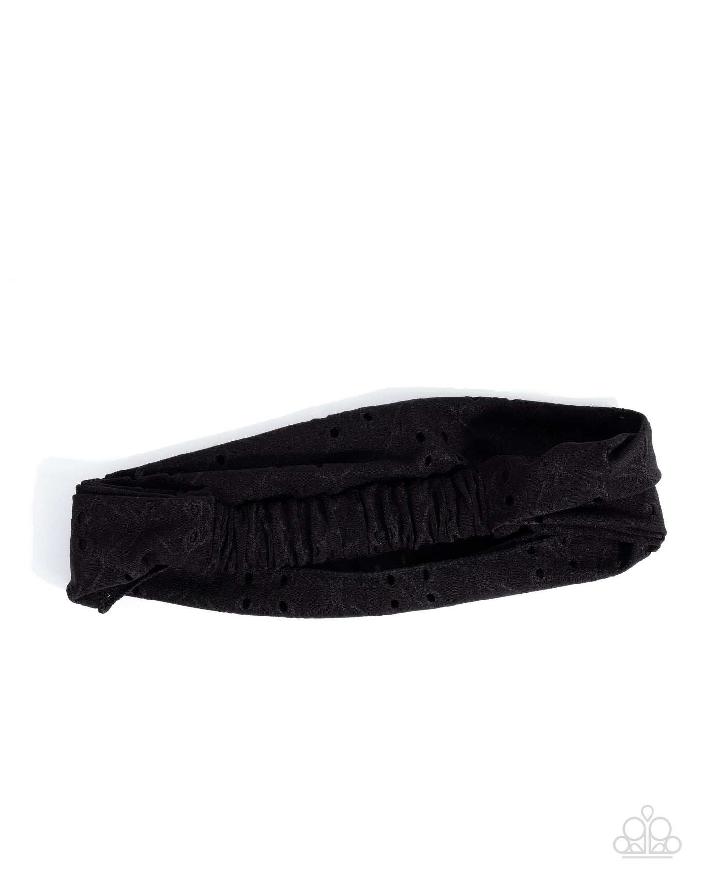 Eyelet Elegance - black - Paparazzi headband