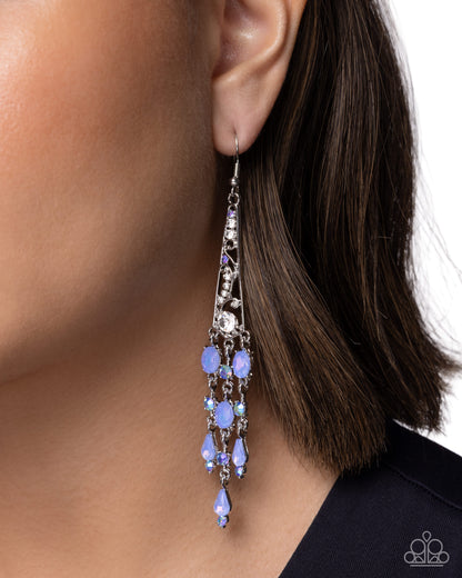 FAIRY Pretty - blue - Paparazzi earrings