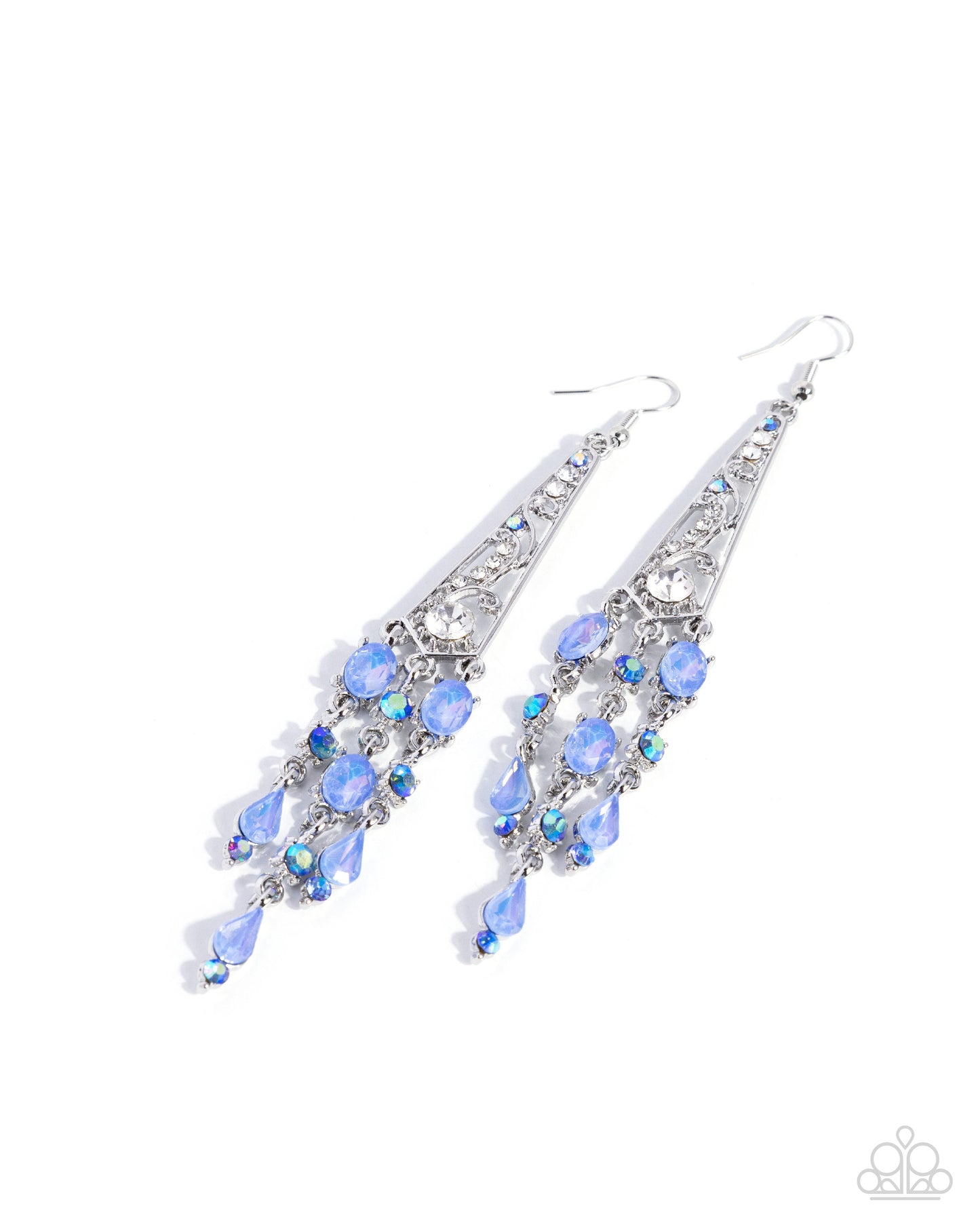 FAIRY Pretty - blue - Paparazzi earrings