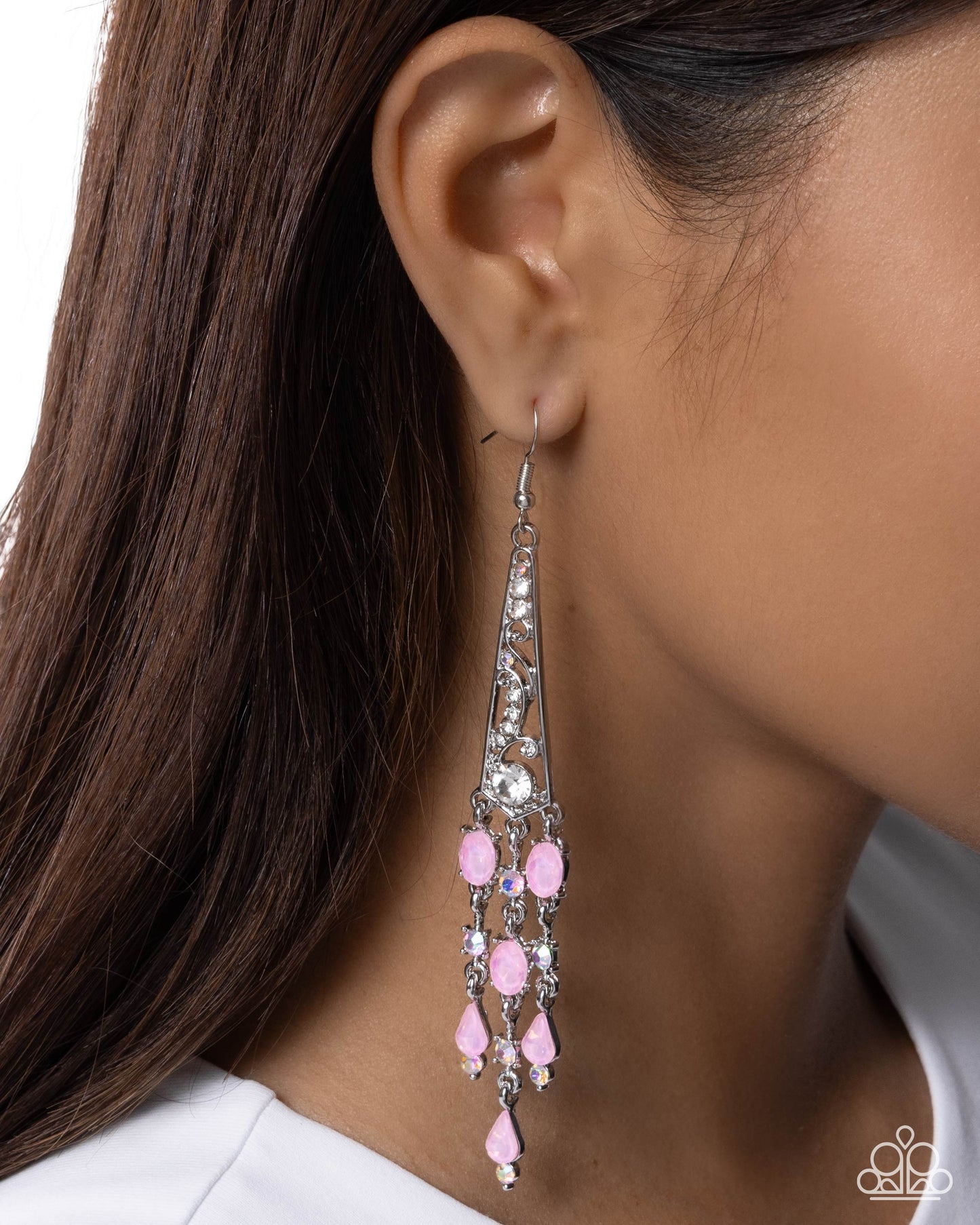 FAIRY Pretty - pink - Paparazzi earrings
