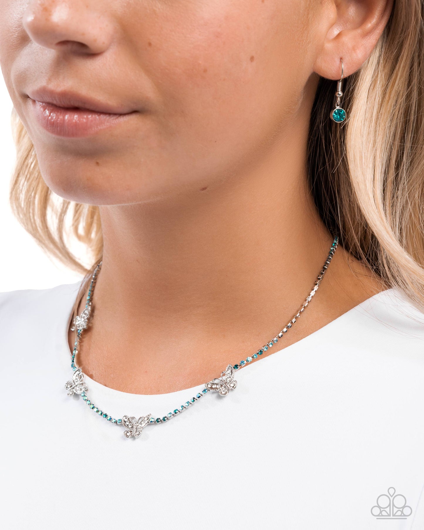 FANCIFUL of Life - blue - Paparazzi necklace