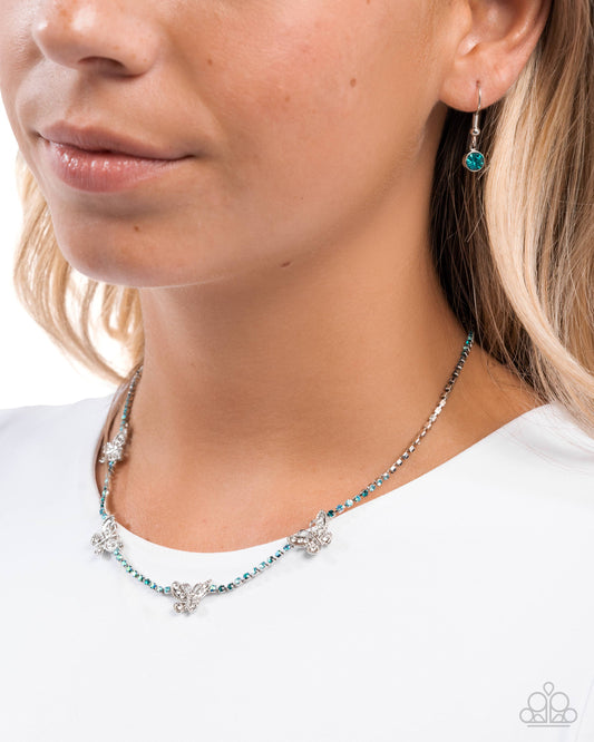 FANCIFUL of Life - blue - Paparazzi necklace