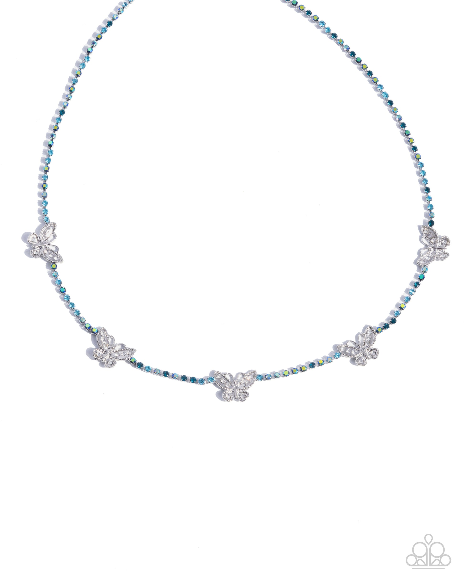 FANCIFUL of Life - blue - Paparazzi necklace