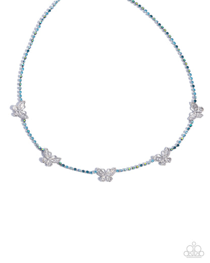 FANCIFUL of Life - blue - Paparazzi necklace