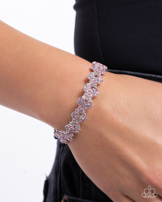 FLOWER Hungry - pink - Paparazzi bracelet