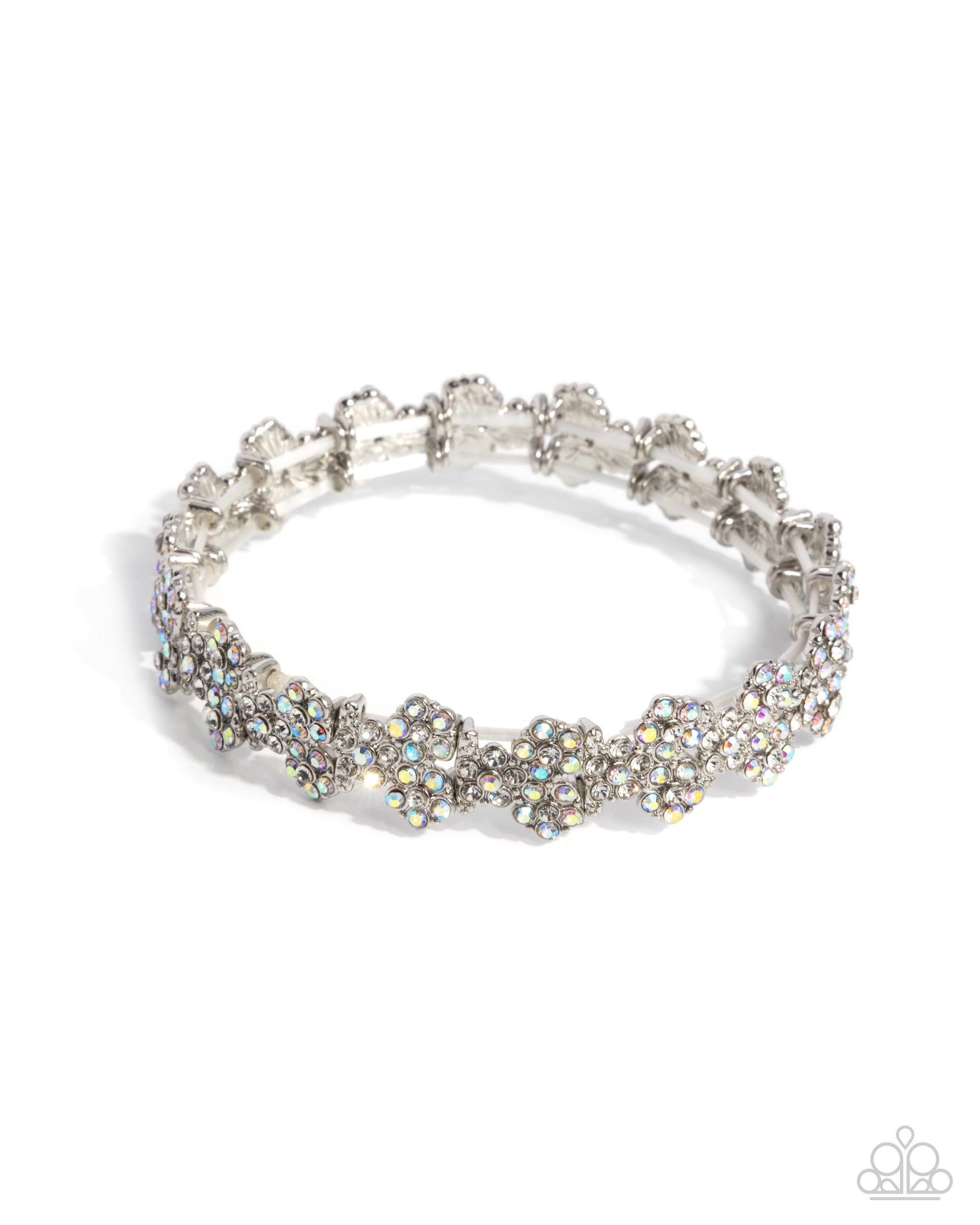 FLOWER Hungry - white - Paparazzi bracelet