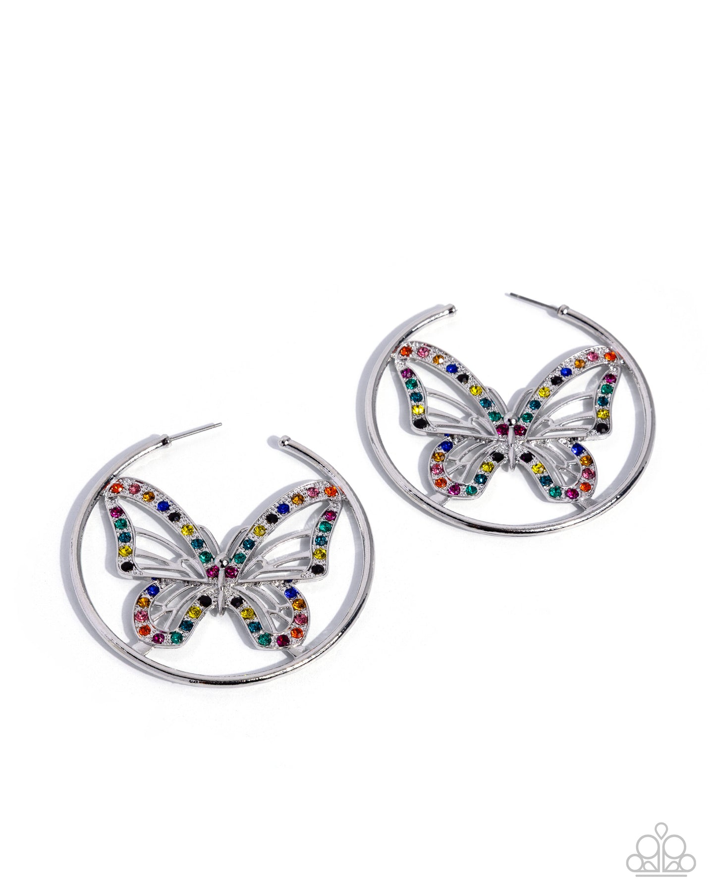 FLUTTER Amazement - multi - Paparazzi earrings