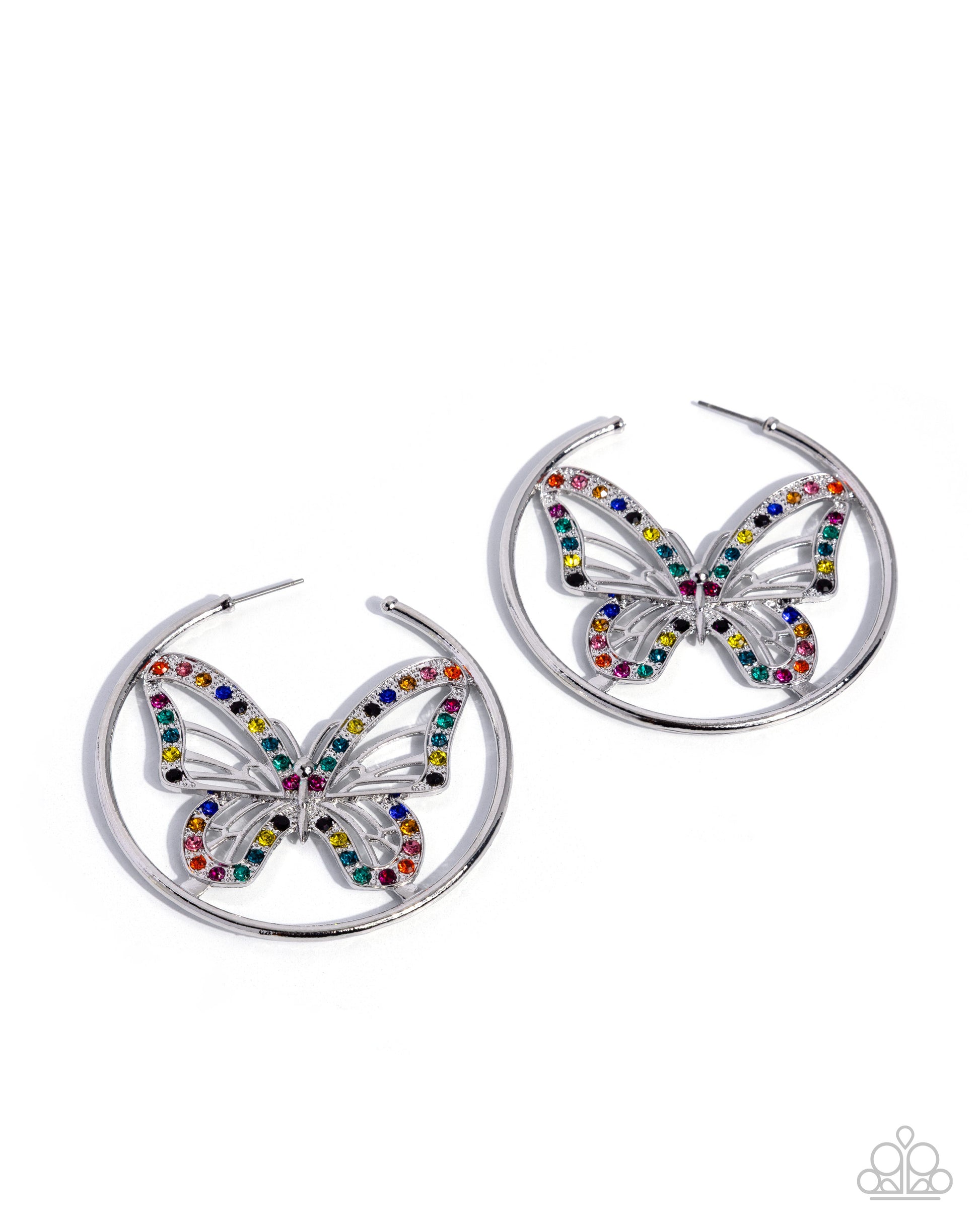 FLUTTER Amazement - multi - Paparazzi earrings