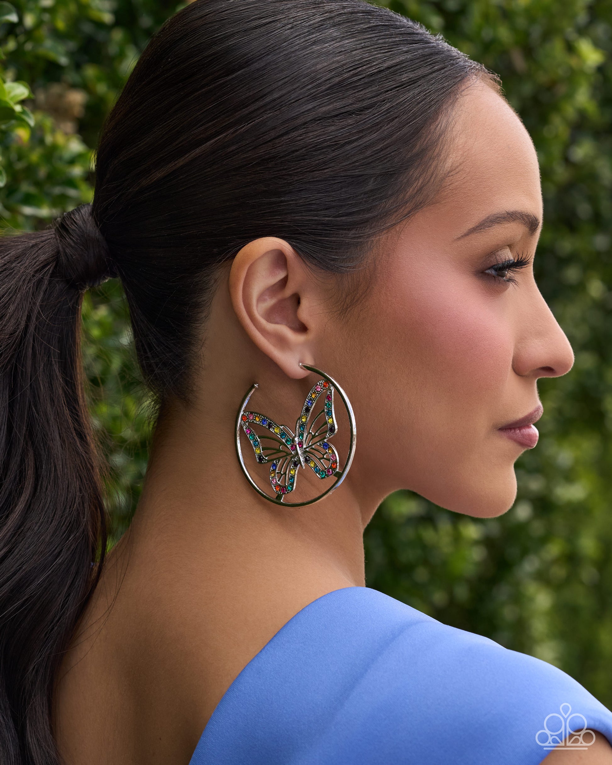 FLUTTER Amazement - multi - Paparazzi earrings