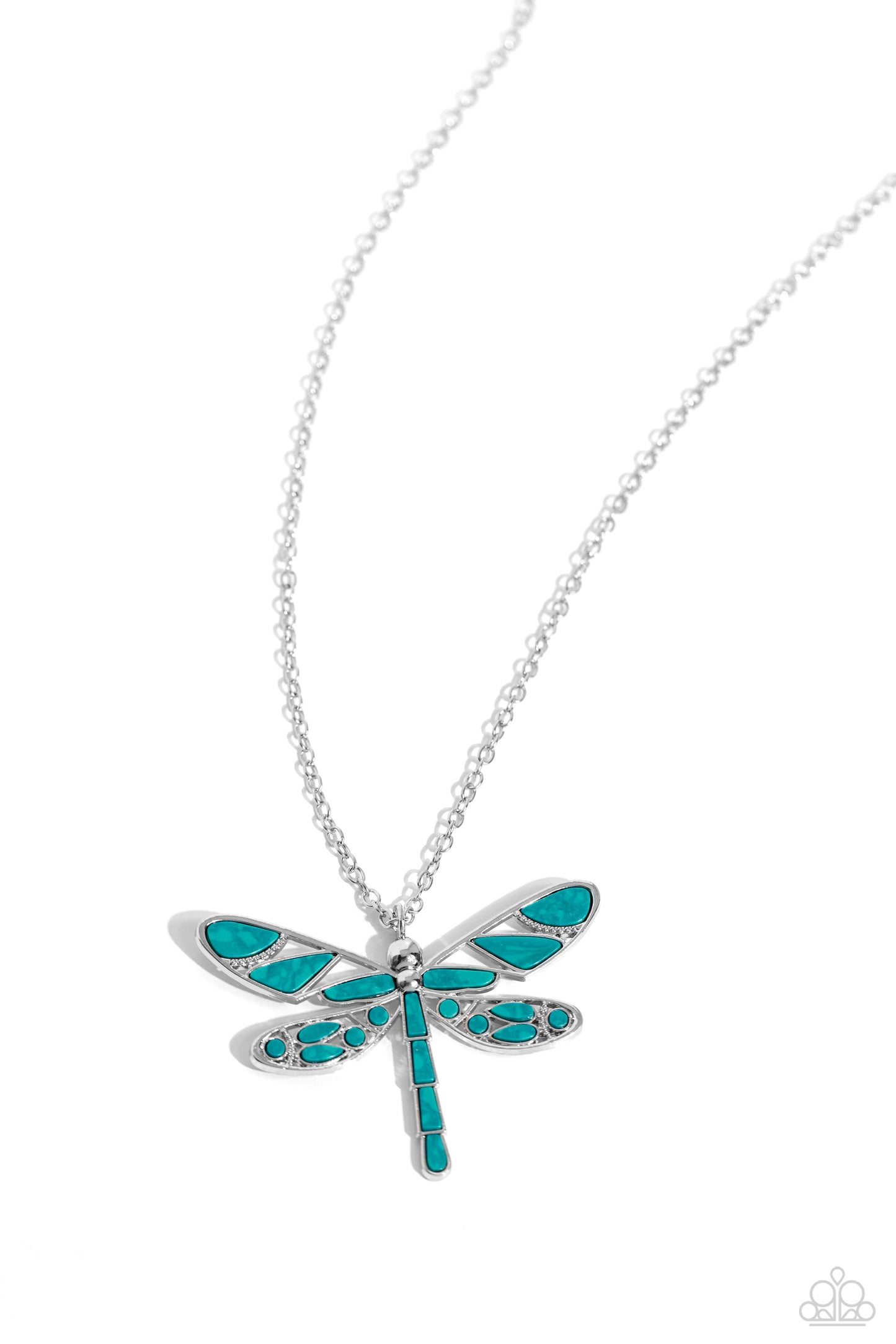 FLYING Low - green - Paparazzi necklace