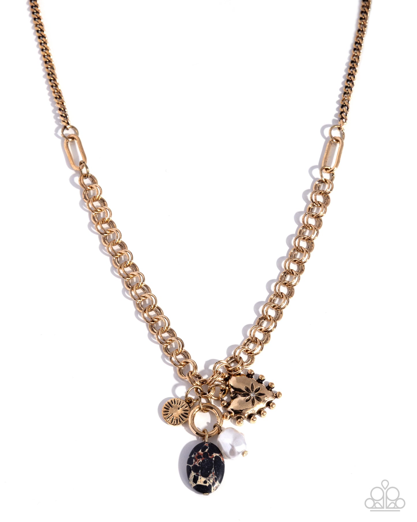 Fabulous Fan - black - Paparazzi necklace