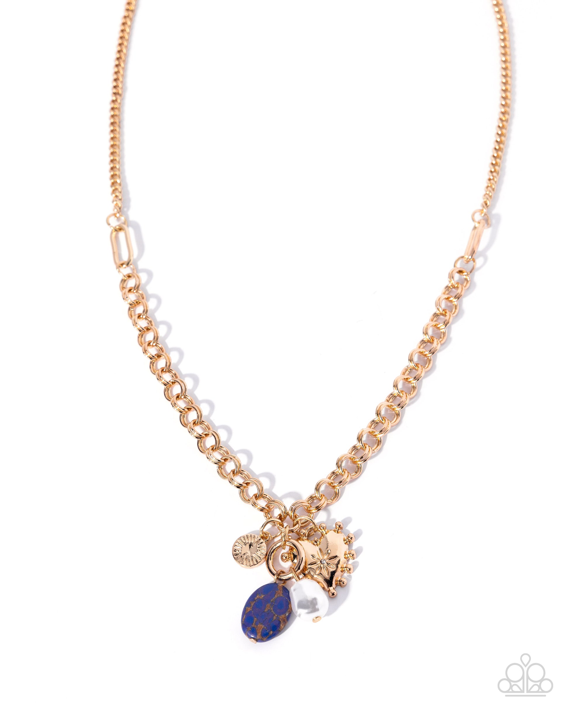 Fabulous Fan - purple - Paparazzi necklace