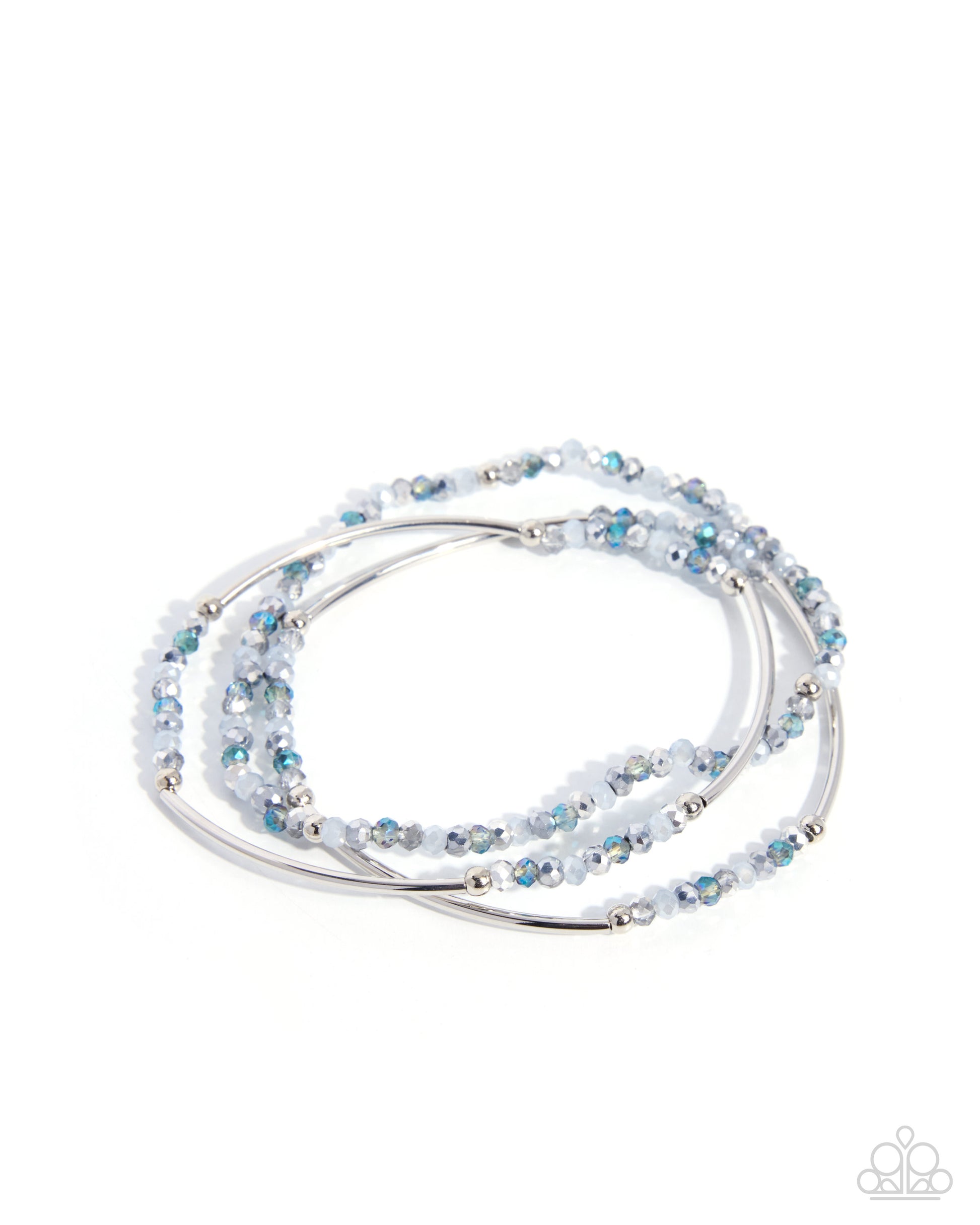Faceted Fame - silver - Paparazzi bracelet