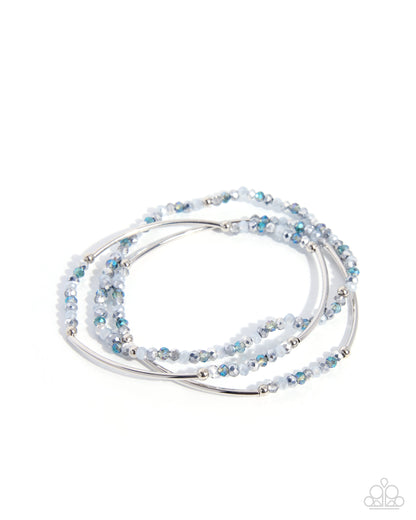 Faceted Fame - silver - Paparazzi bracelet