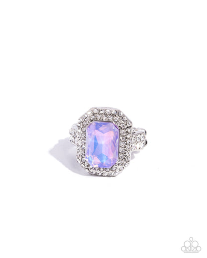 Faceted Fidelity - purple - Paparazzi ring
