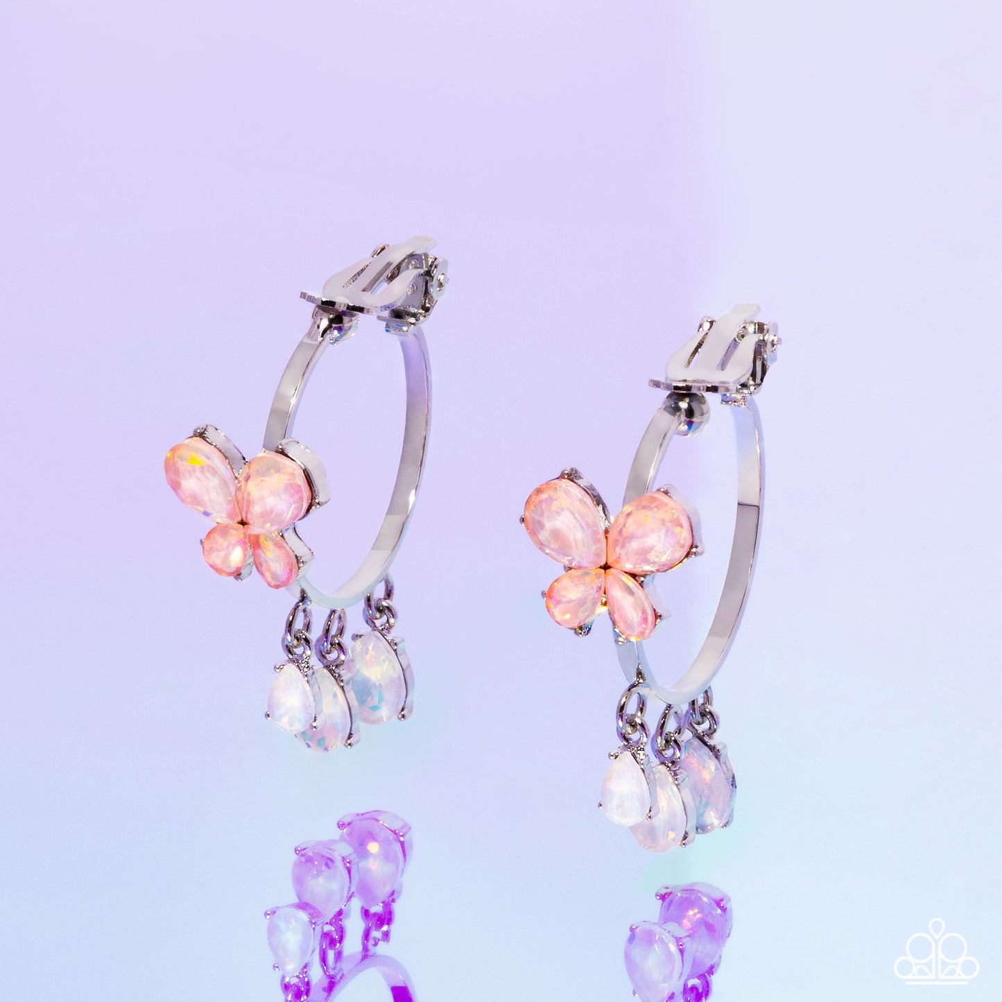 Fairy Fantasy - orange - Paparazzi CLIP ON earrings