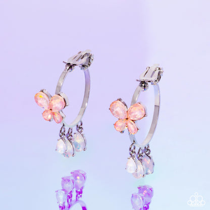 Fairy Fantasy - orange - Paparazzi CLIP ON earrings