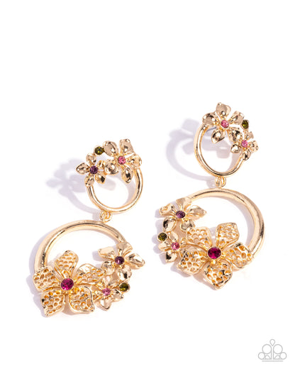 Fairy Freedom - multi - Paparazzi earrings