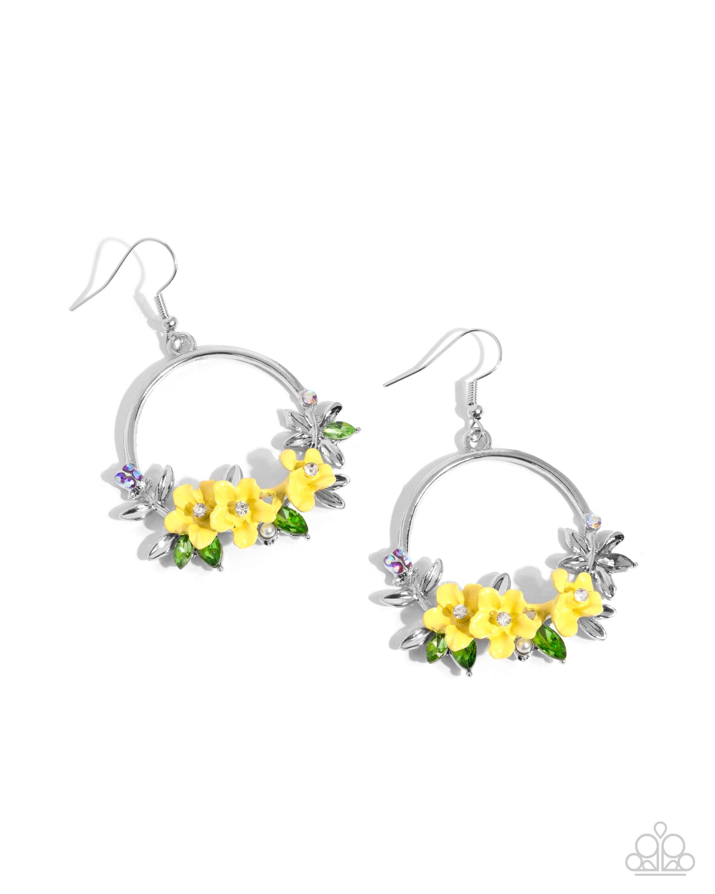 Fairy Freestyle - yellow - Paparazzi earrings