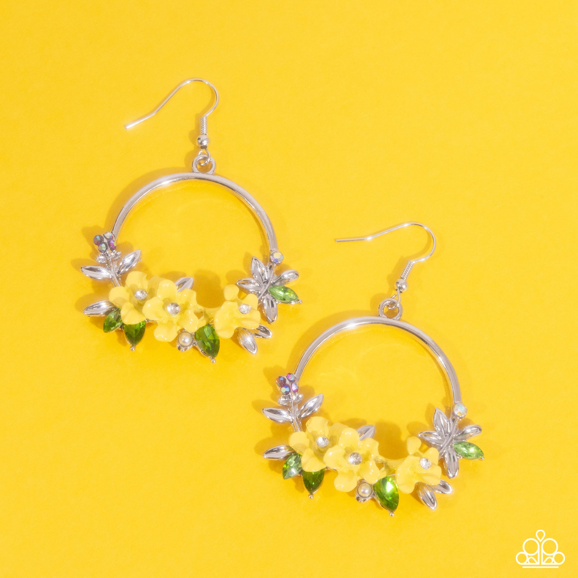 Fairy Freestyle - yellow - Paparazzi earrings