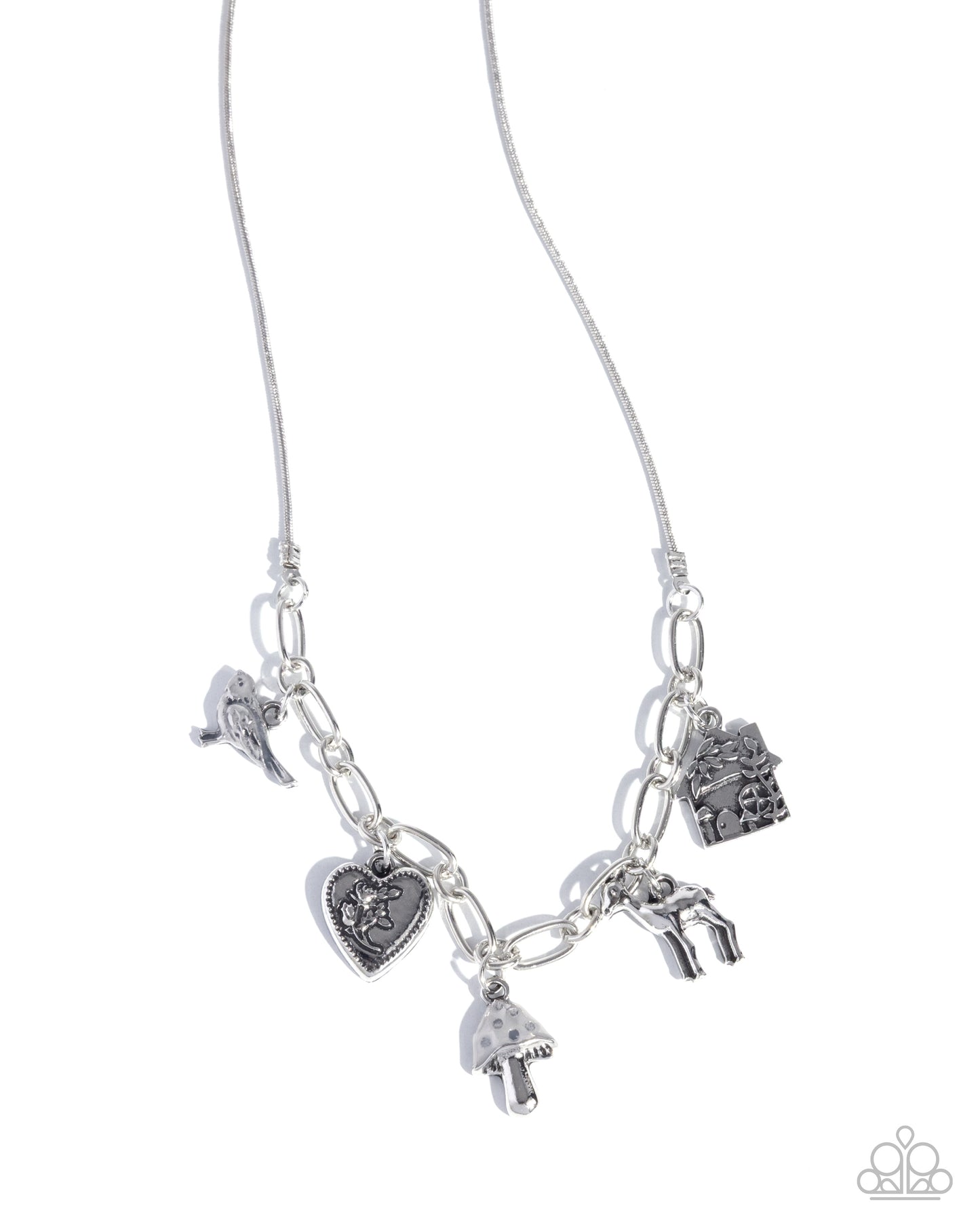 Fairytale Fanfare - silver - Paparazzi necklace