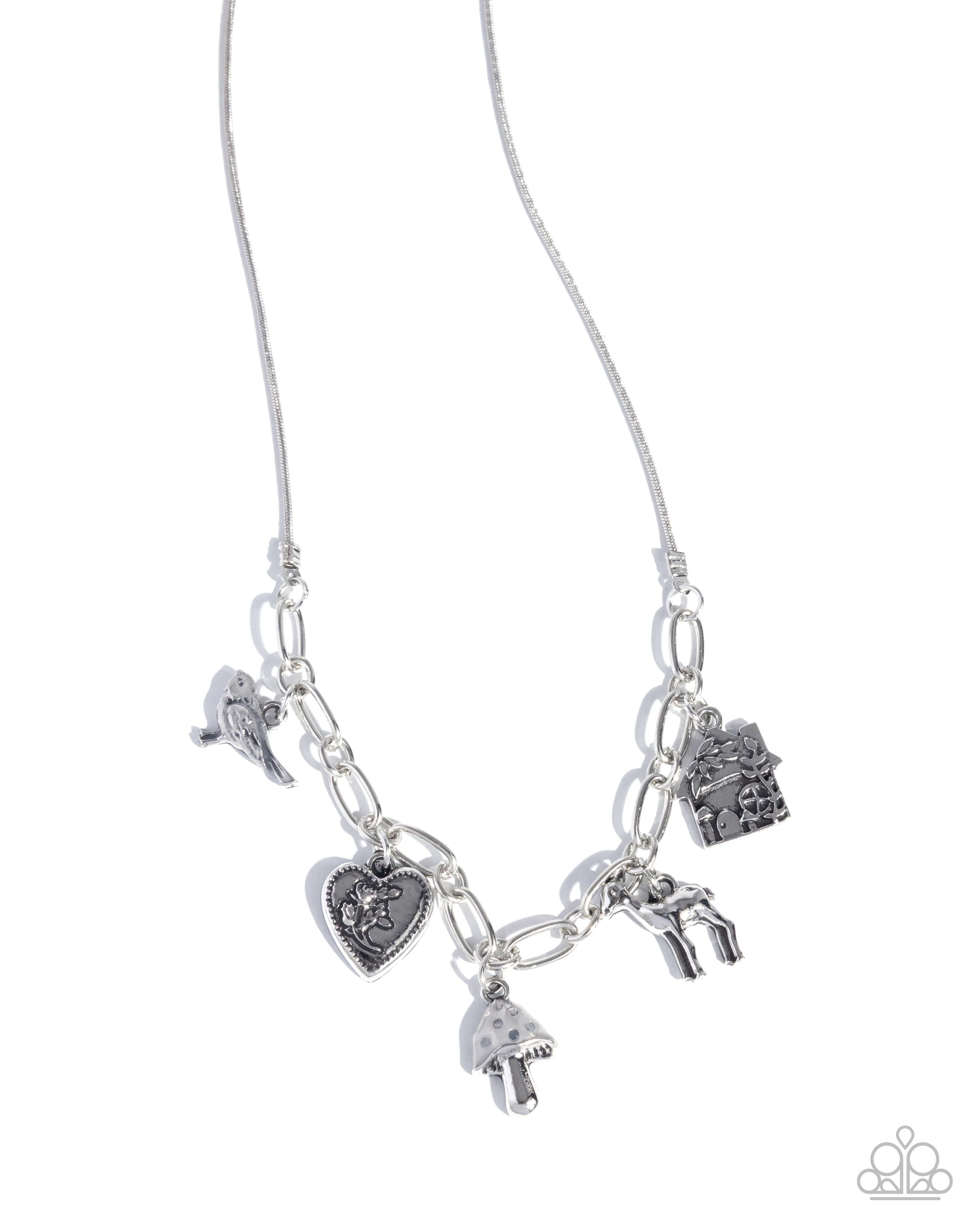 Fairytale Fanfare - silver - Paparazzi necklace