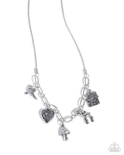 Fairytale Fanfare - silver - Paparazzi necklace