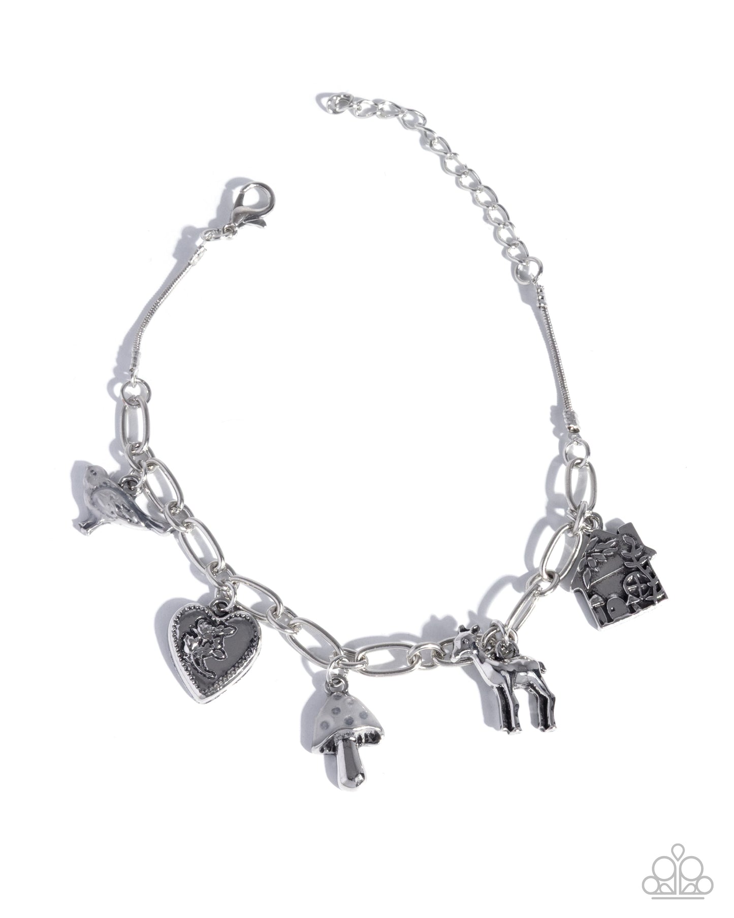 Fairytale Flourish - silver - Paparazzi bracelet