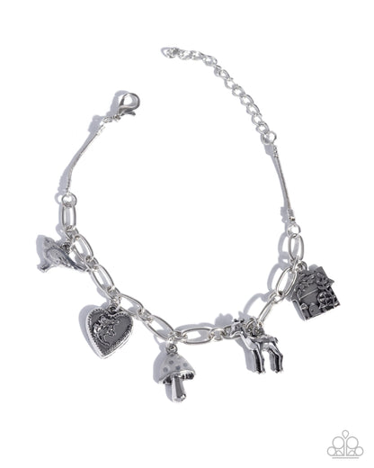 Fairytale Flourish - silver - Paparazzi bracelet