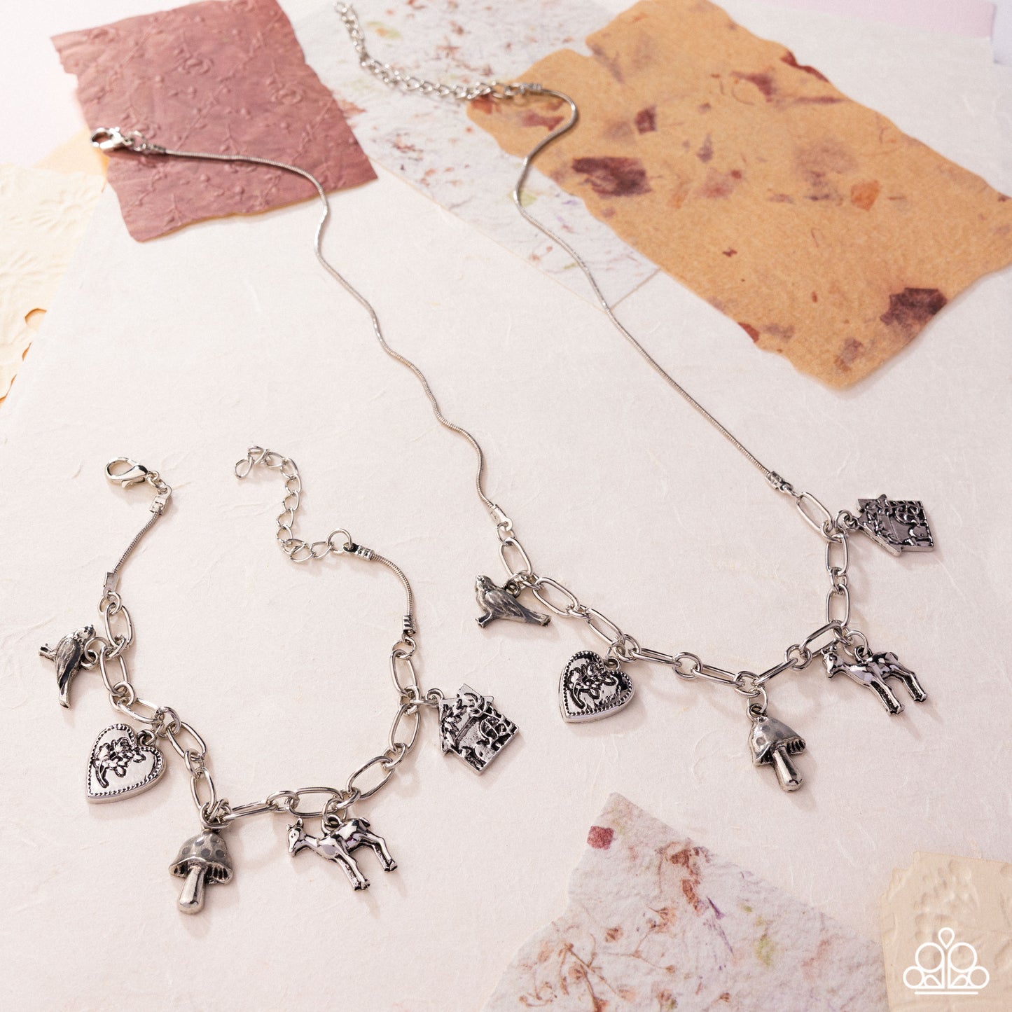 Fairytale Fanfare - silver - Paparazzi necklace