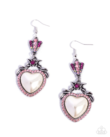 Fairytale Freedom - pink - Paparazzi earrings