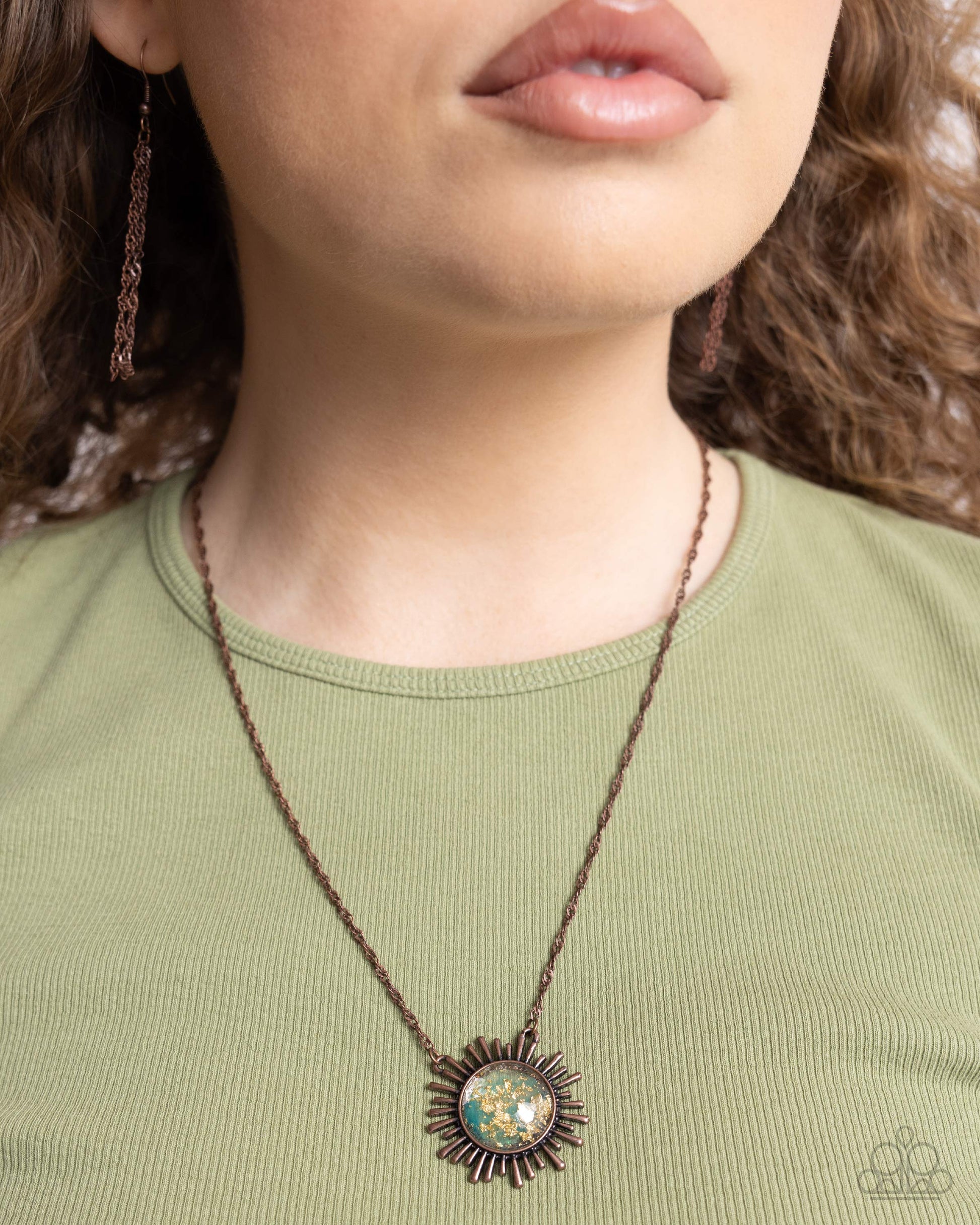 Fairytale Sunburst - copper - Paparazzi complete set
