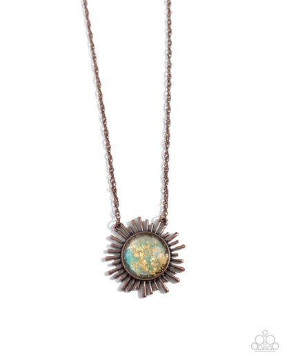 Fairytale Sunburst - copper - Paparazzi complete set