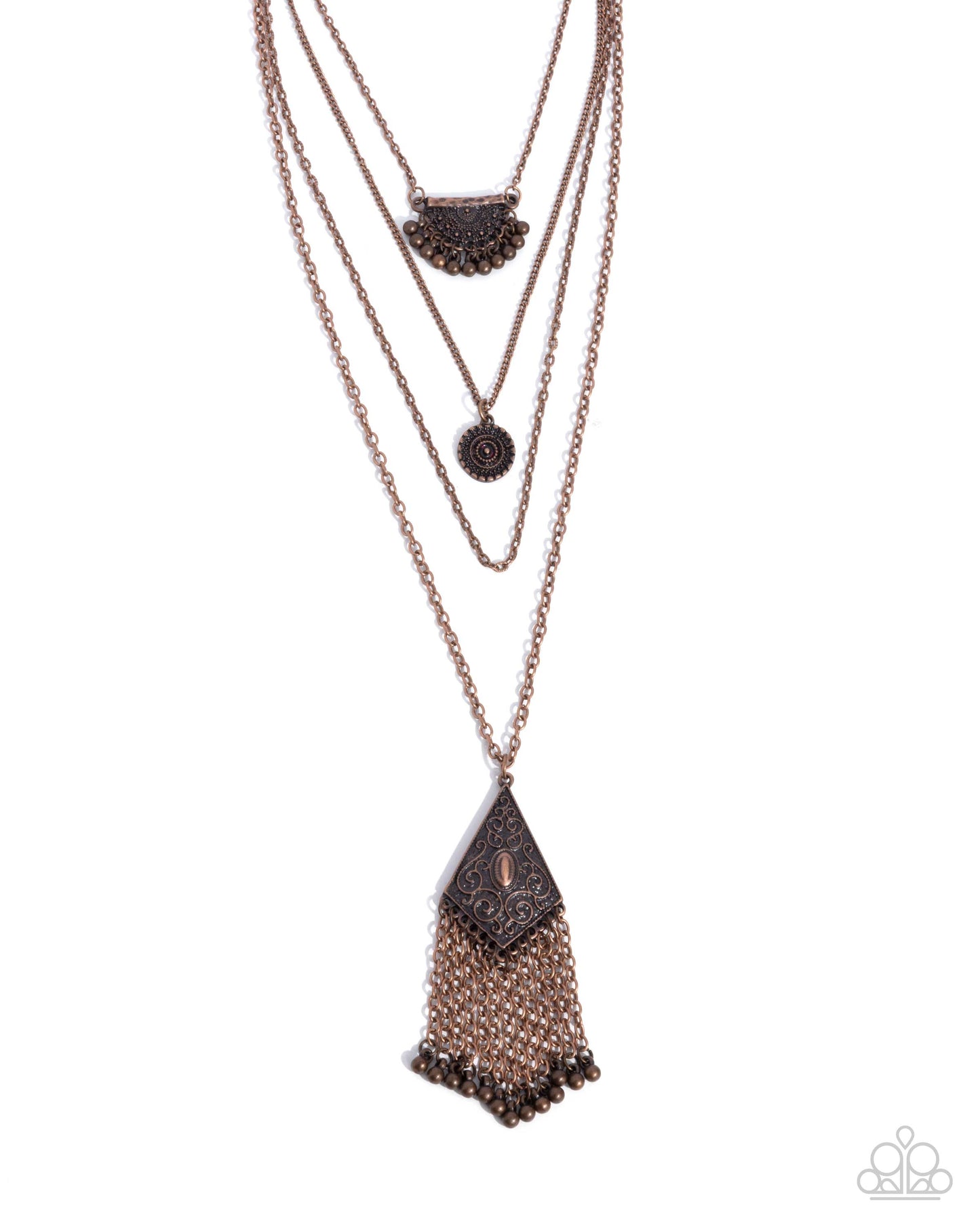 Faithful Filigree - copper - Paparazzi necklace