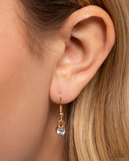 Faithfully Fierce - gold - Paparazzi necklace