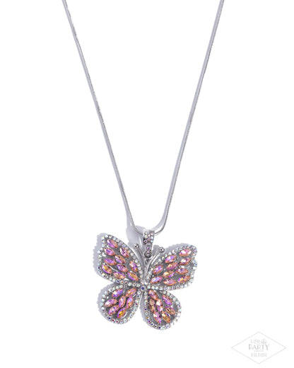 Fame and FLUTTER - multi - Paparazzi necklace