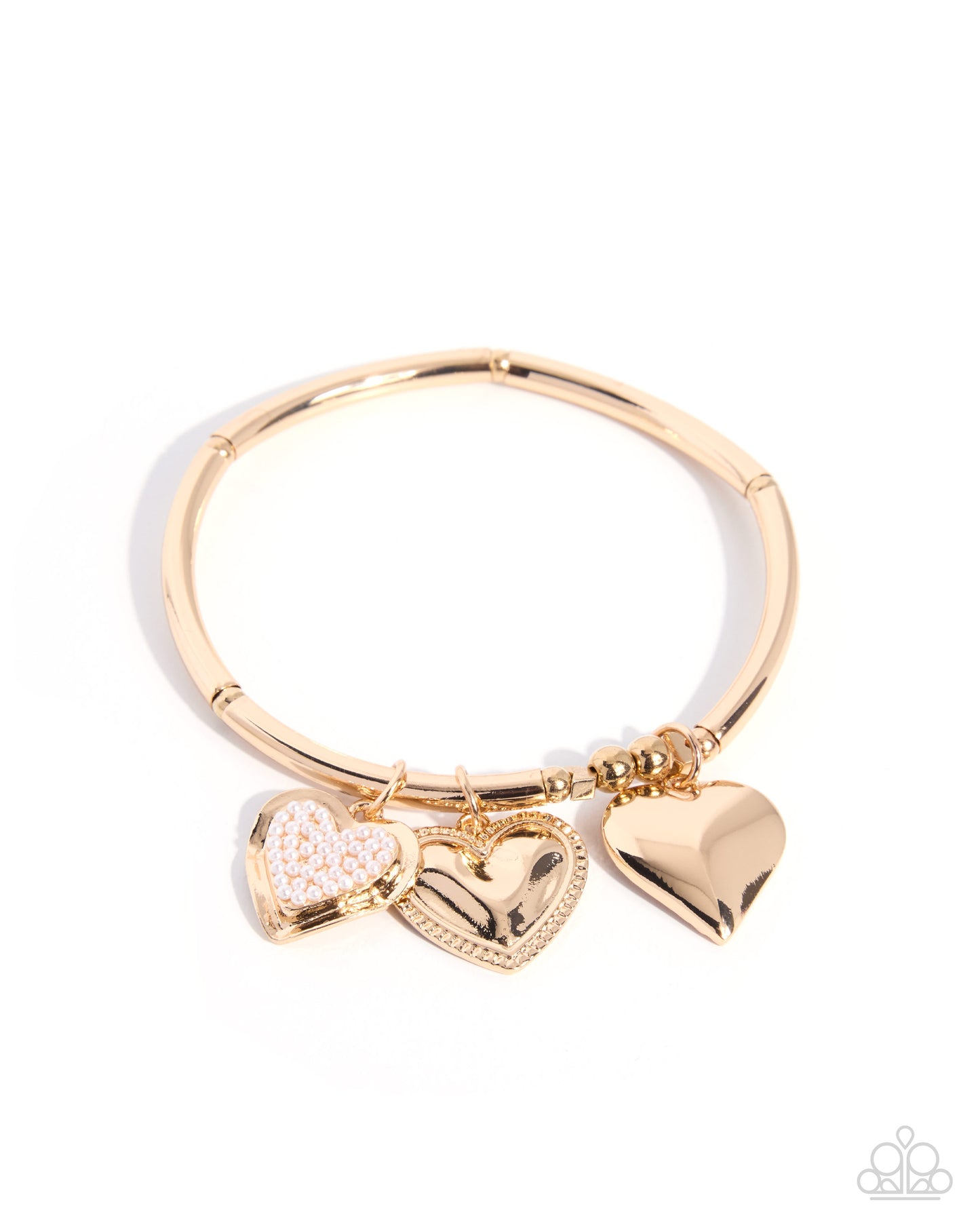 Fashionable Family - gold - Paparazzi bracelet