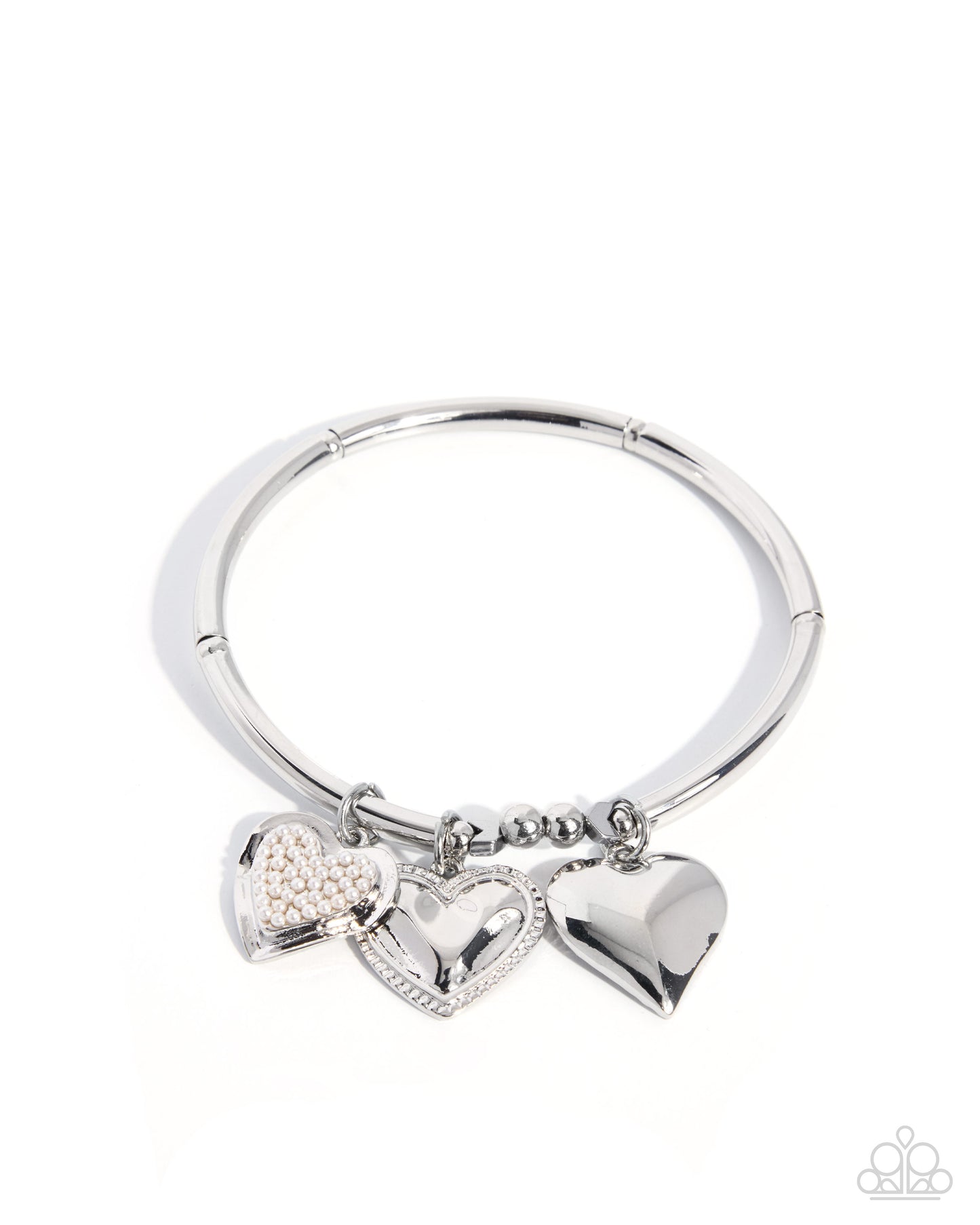 Fashionable Family - white - Paparazzi bracelet