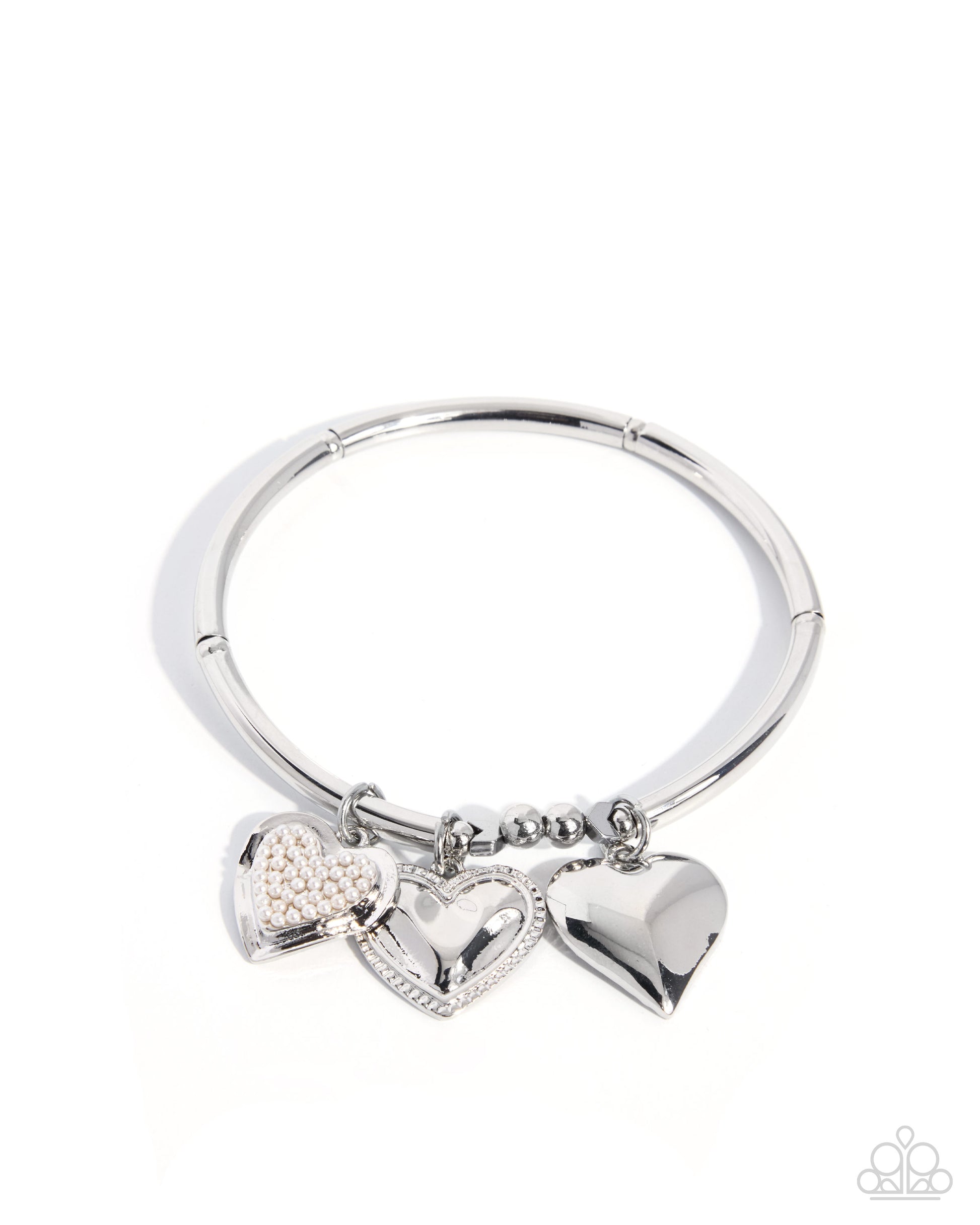 Fashionable Family - white - Paparazzi bracelet
