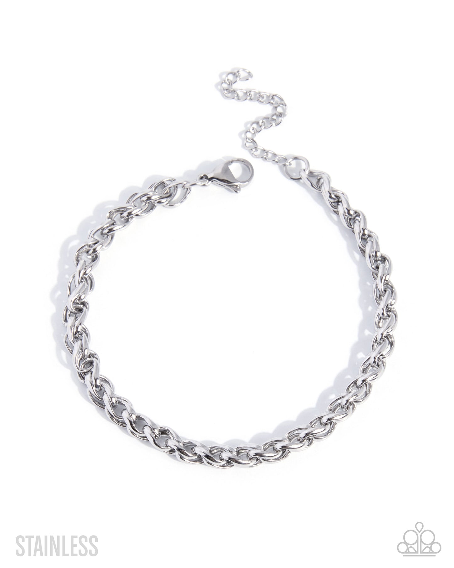 Fashionable Fanatic - silver - Paparazzi MENS bracelet