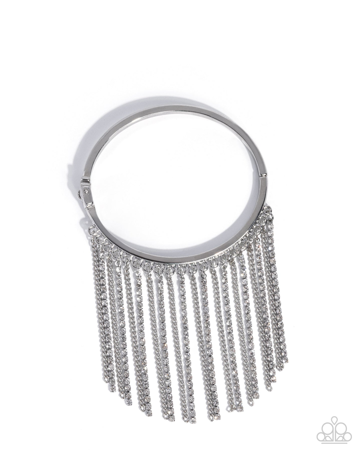 Fatal Fringe - white - Paparazzi bracelet