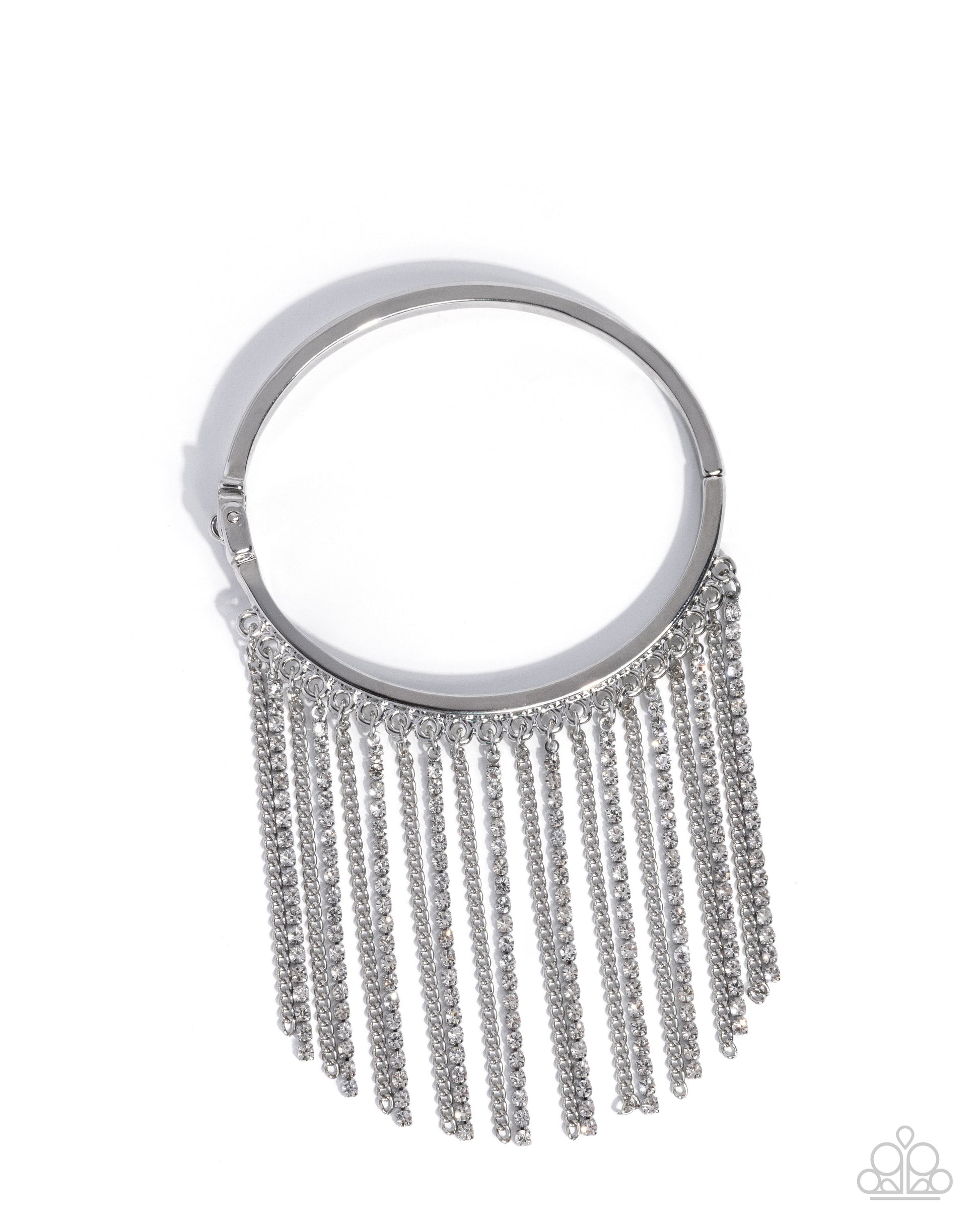 Fatal Fringe - white - Paparazzi bracelet