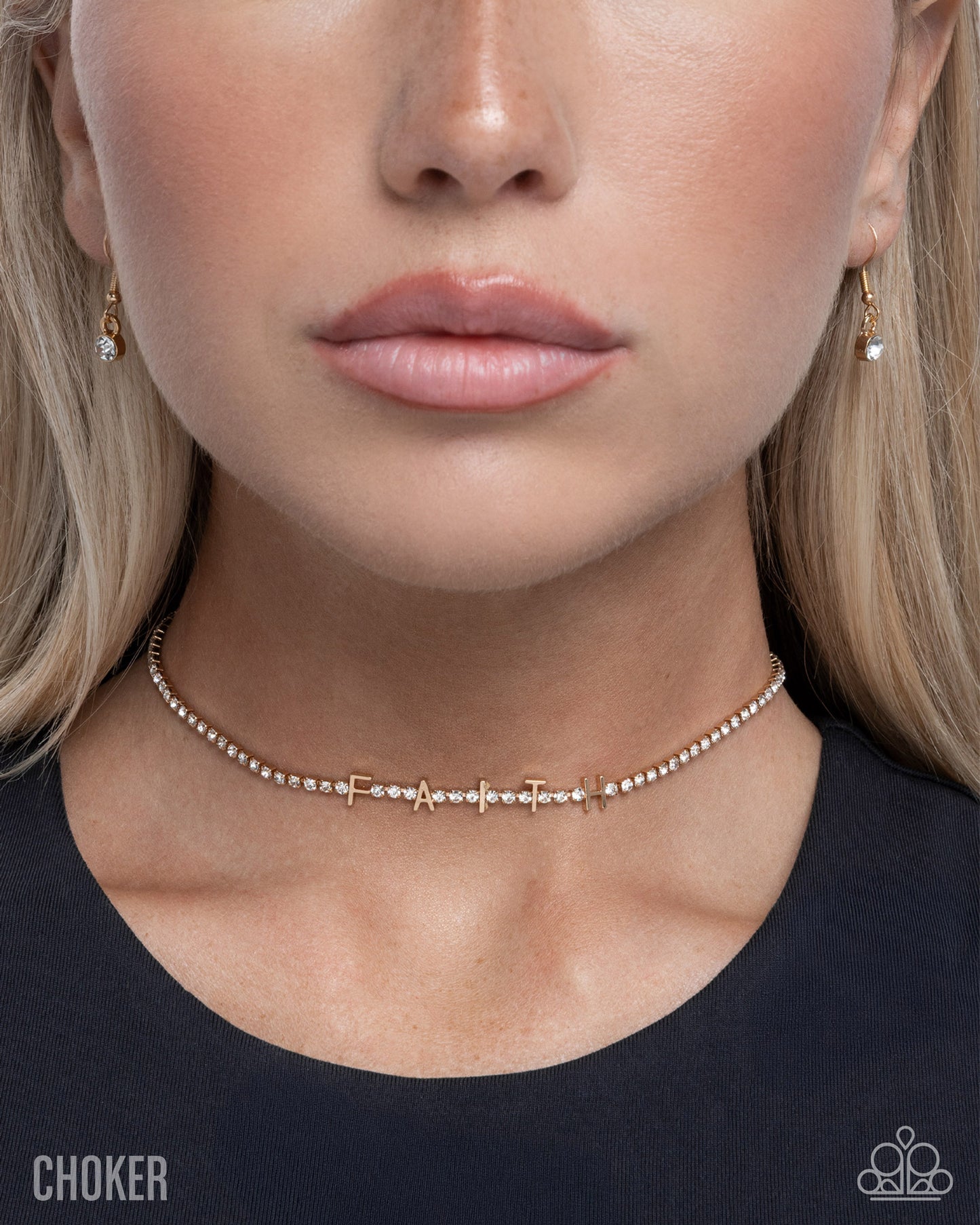 Favorable Faith - gold - Paparazzi necklace