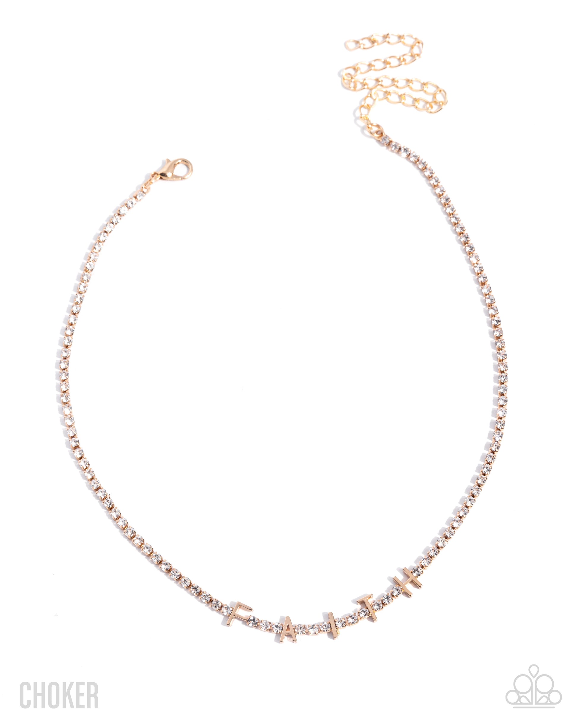 Favorable Faith - gold - Paparazzi necklace