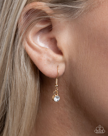 Favorable Faith - gold - Paparazzi necklace