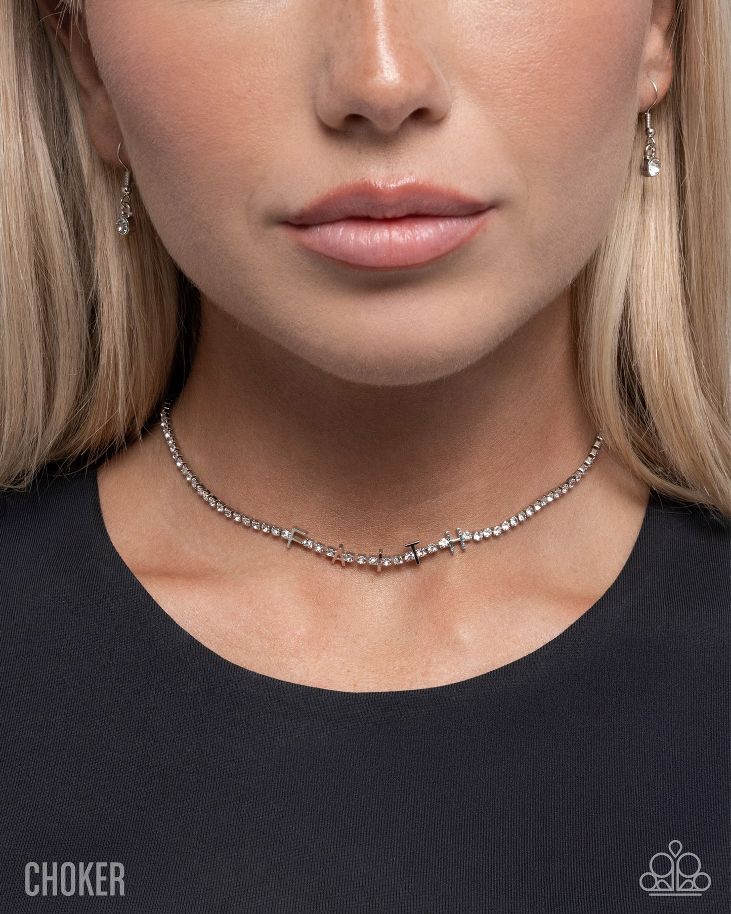 Favorable Faith - white - Paparazzi necklace