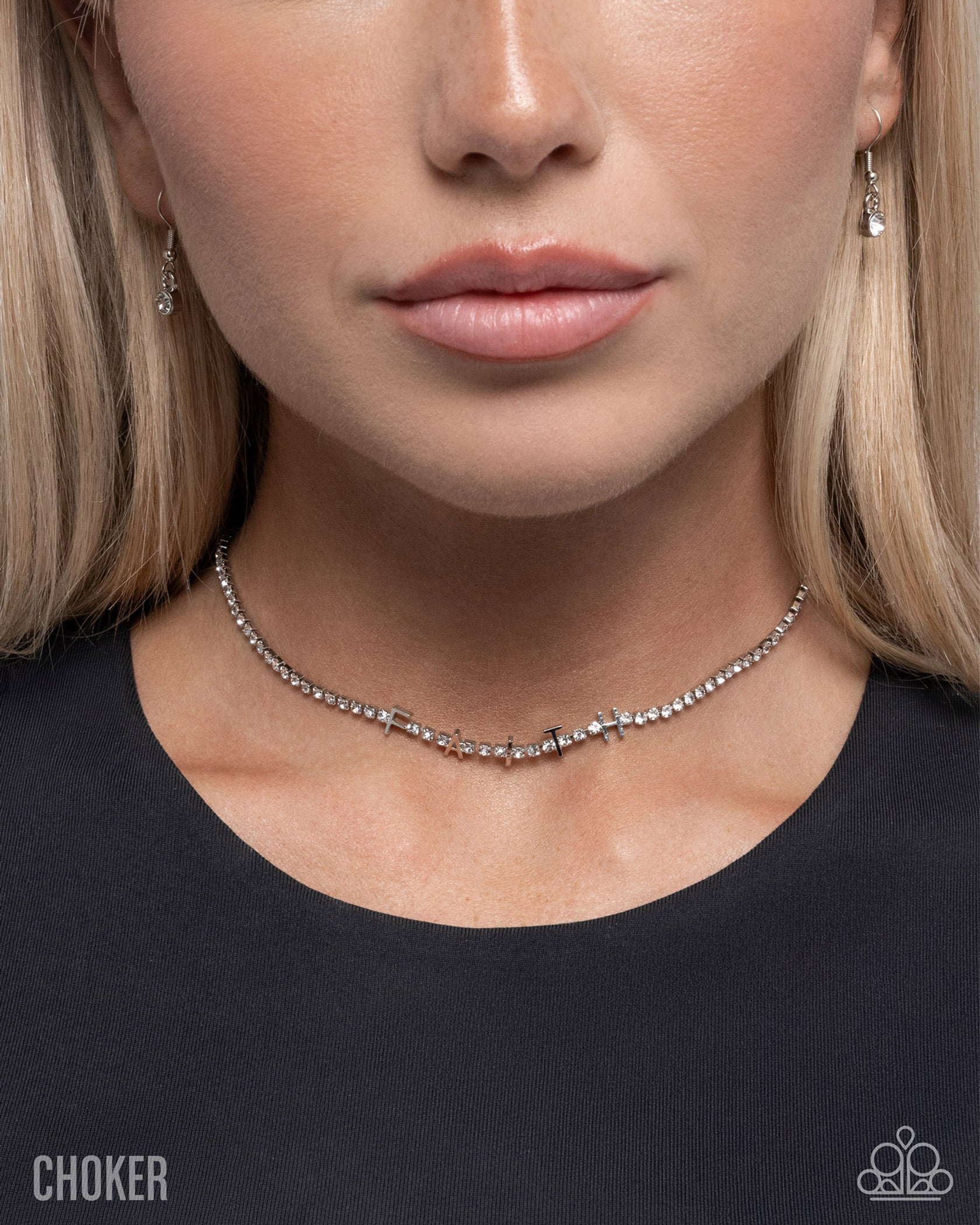 Favorable Faith - white - Paparazzi necklace