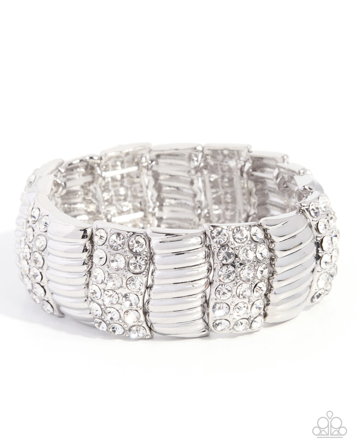 Favorable Fashion - white - Paparazzi bracelet
